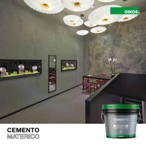 cemento materico oikos pittura decorativa cacace design castellammare di stabia